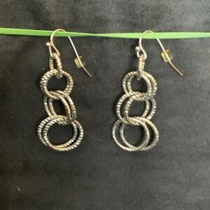 Elegant Sterling Silver Dangle Earrings